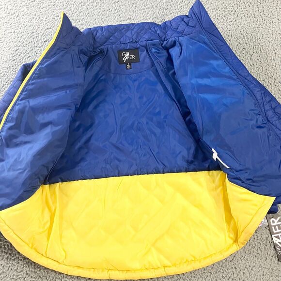 G III 4Her Los Angeles Rams Jacket Womens Small‎ Blue Quilted Full Zip New - Picture 4 of 10